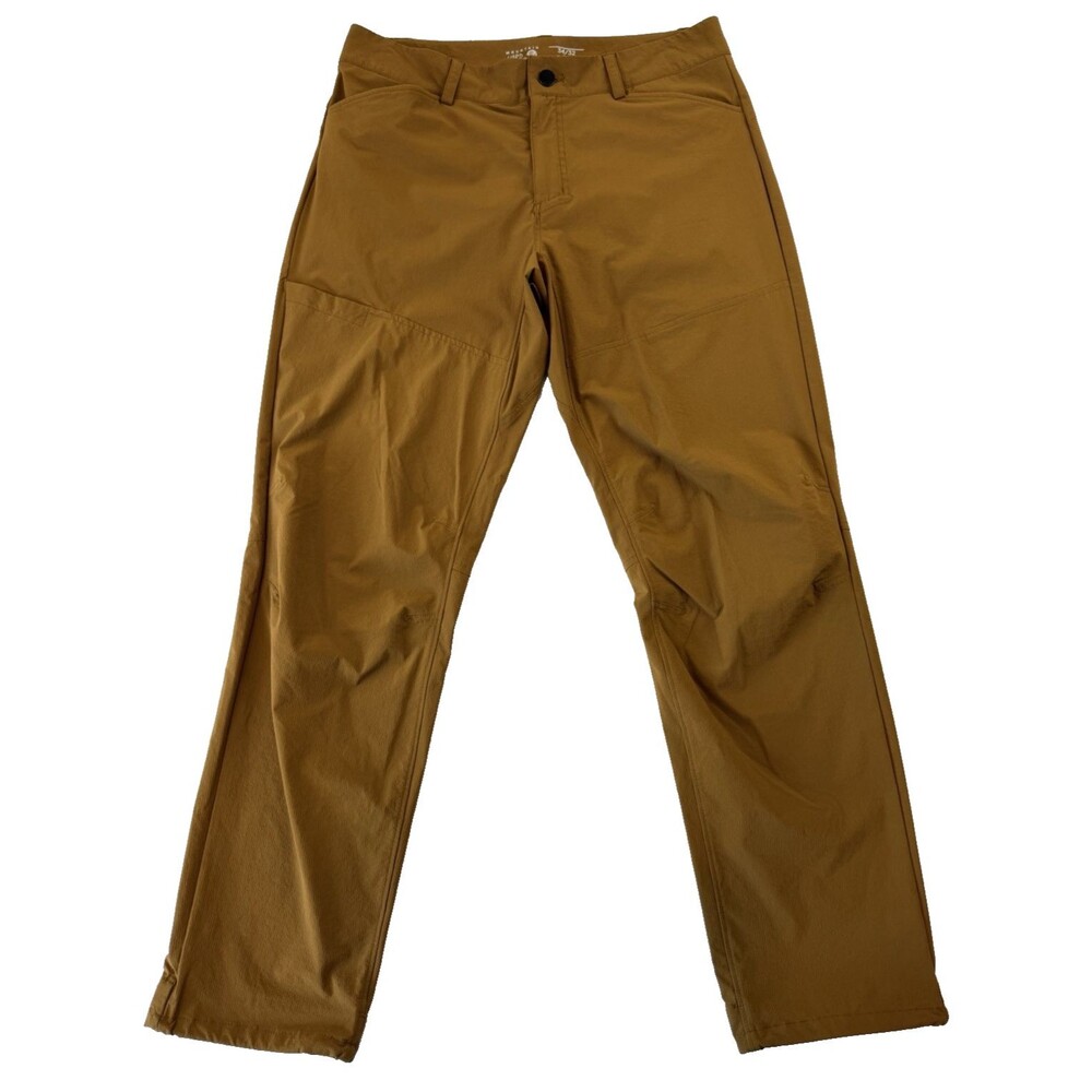 Mountain Hardwear Brown Hiking Pants Men's 34x32 Stretch Ripstop Outdoor